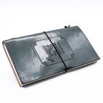 Handmade Leather Journal - Important Things To Do, Grey