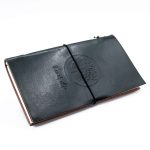 Handmade Leather Journal - Tree Of Life, Black