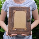 Handmade Huge Customisable Visitor Leather Book 10x13 (200 pages)
