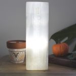 Mystic Natural Selenite Block Lamp 25cm - Chakra