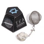Raw Crystal Gemstone Tea Strainer - Moonstone