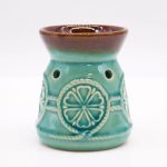 Ceramic Classic Spa Burner - Turquoise 11cm high