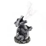 Fun Silver Dragon Incense burner, 10.5 CM high