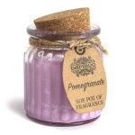 2 x Lovely Pomegranate Soy Pot Fragrance Candles