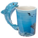 Premium Shaped Handle Ceramic Mug, Shark, Great Gifts and Collectable.
