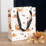 Premium Reusable Paper Gift Bag, Autumn Magic, 23 x 19 x 9cm. Pack of five