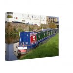 Rishton #002, Duck And Dive Canal Boat 2023, Canvas 20x30 cm / 8x12″