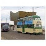 Modern and Vintage Tram Fine Art Poster 45x60 cm / 18x24″