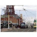 Blackpool Transport, trams And Buses Fine Art Poster 45x60 cm / 18x24″