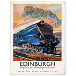 Edinburgh LNER Coronation Class Fine Art Poster 45x60 cm / 18x24″