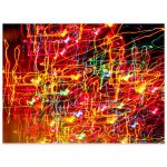 Abstract Swirls Neon Lights Fine Art Poster 45x60 cm / 18x24″