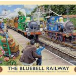 The Bluebell Railway - Metal Advertising Wall Sign, four sizes.