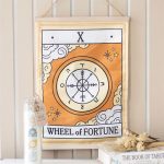 The Wall Of Fortune Vintage Tarot Wall Hanging.