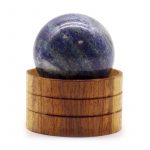 Gemstone Sphere 40mm - Afghan lapis with Stand