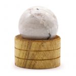 Gemstone Sphere 40mm - Indian Moonstone with Stand