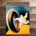 Michelin Tyres - Metal Advertising Wall Sign, four sizes.