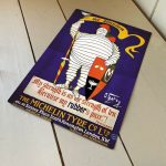 Michelin Tyres Knight - Metal Advertising Wall Sign, four sizes.