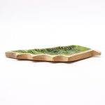 Lost in the Forrest -  Enamel Leaf Wooden Bowl - 33x17cm