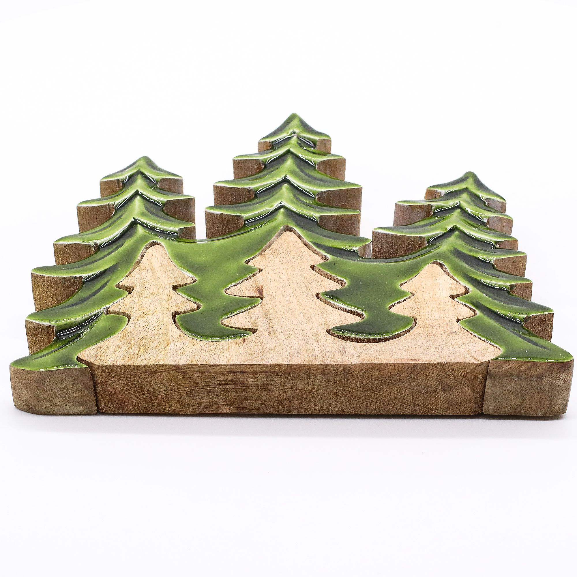 Lost in the Forrest - Three Trees 3D Wooden Decoration - 20x23cm - Image 10