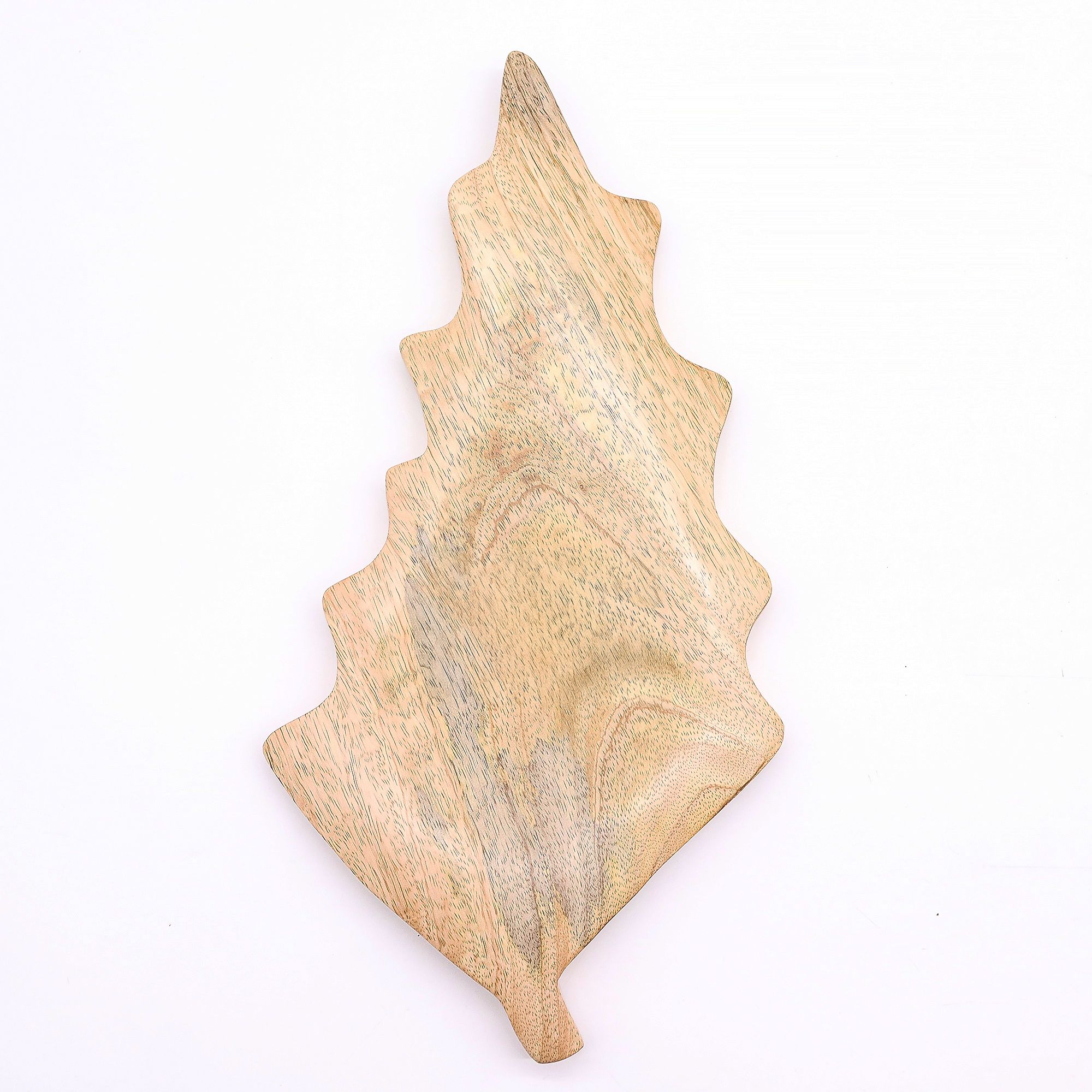 Lost in the Forrest -  Enamel Leaf Wooden Bowl - 33x17cm - Image 2