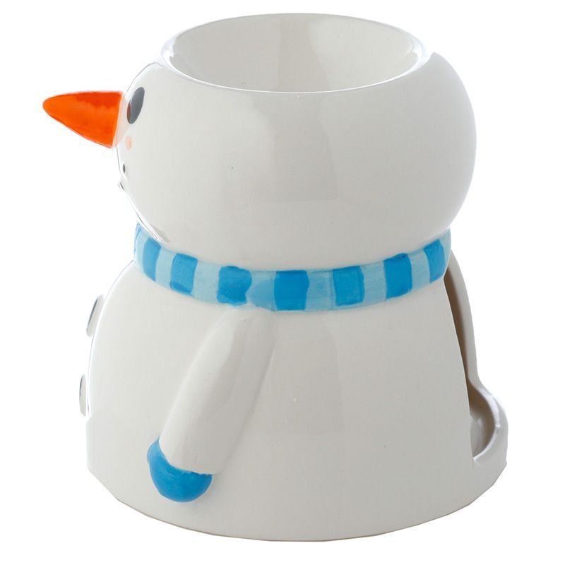 Snowman Shaped Christmas Ceramic Oil Burner - Image 2