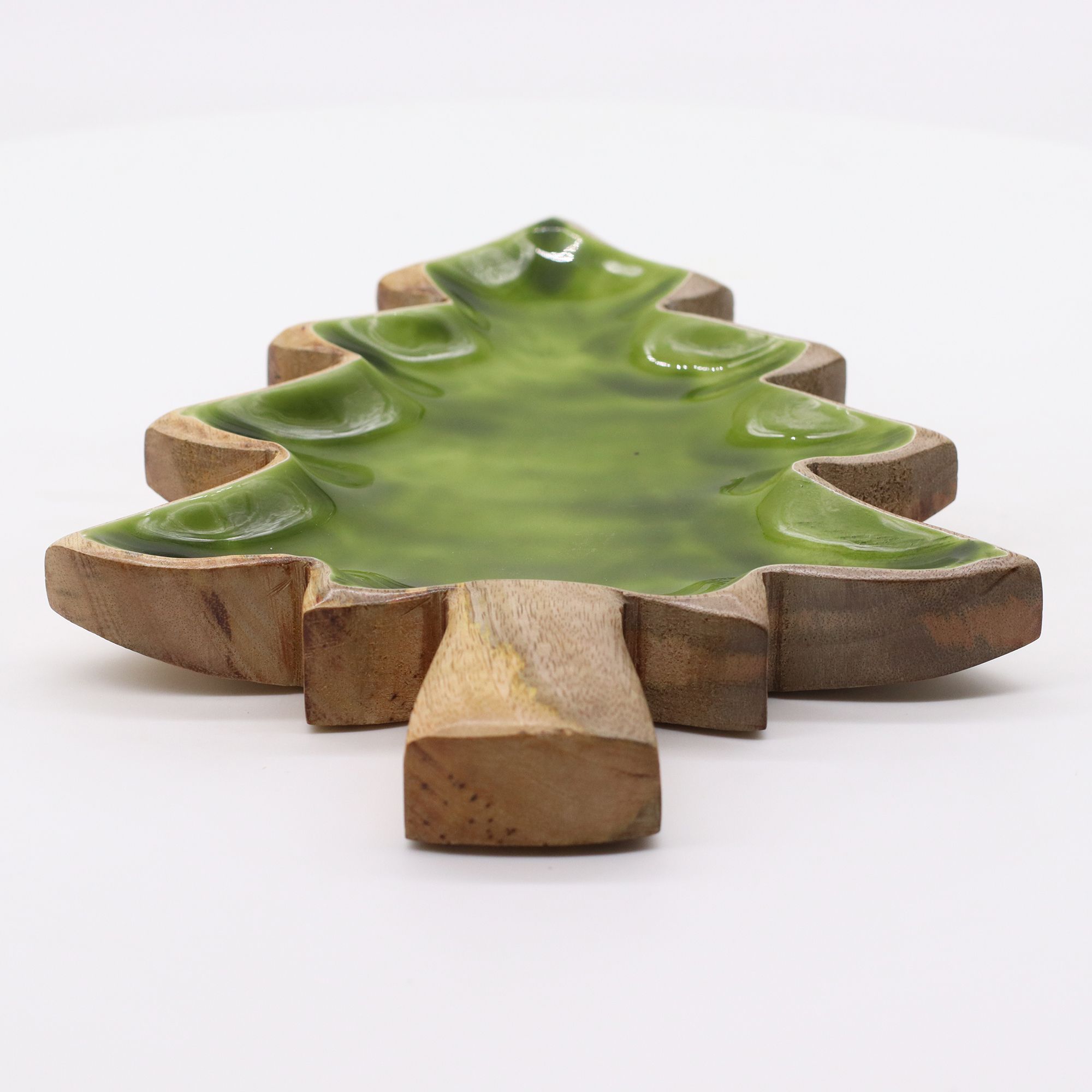 Lost in the Forrest -  Enamel Tree Wooden Bowl - 25x19cm - Image 5