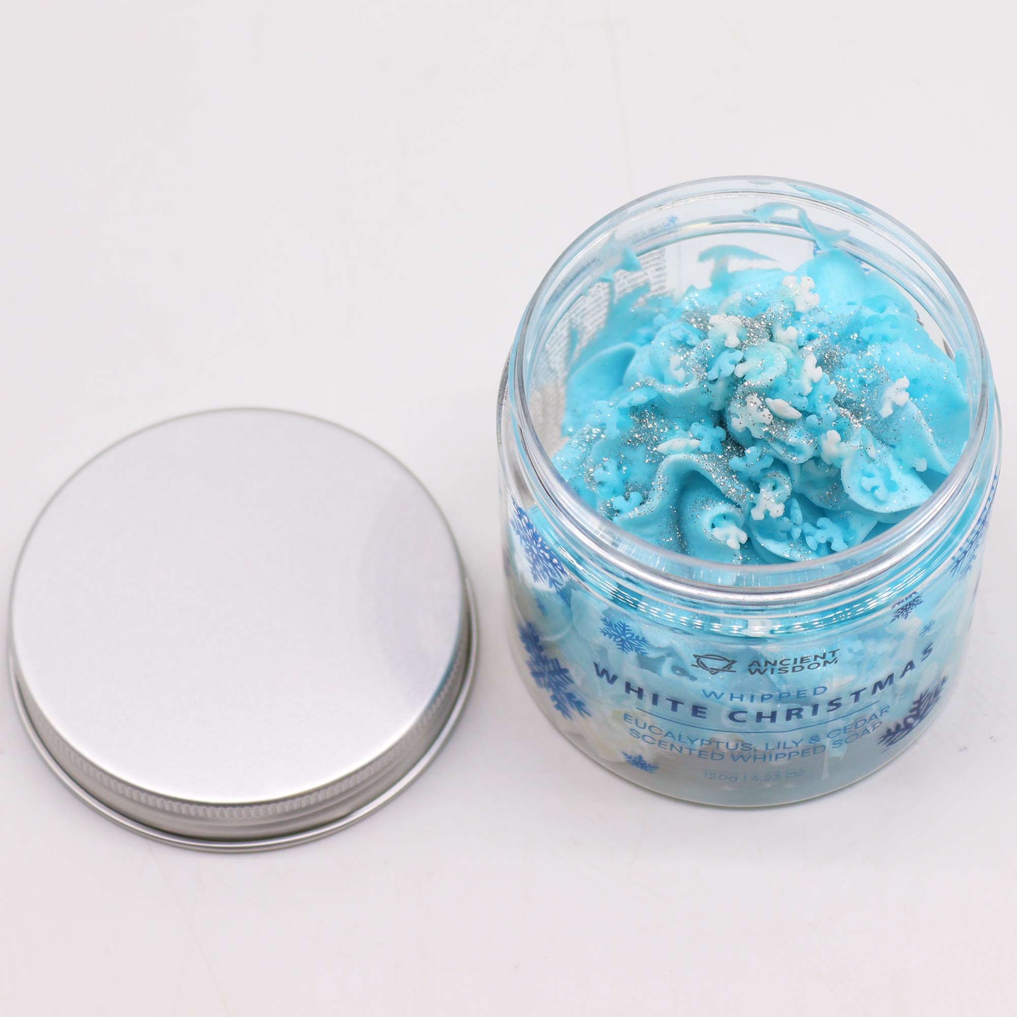 White Christmas Whipped Soap 120g - Image 2