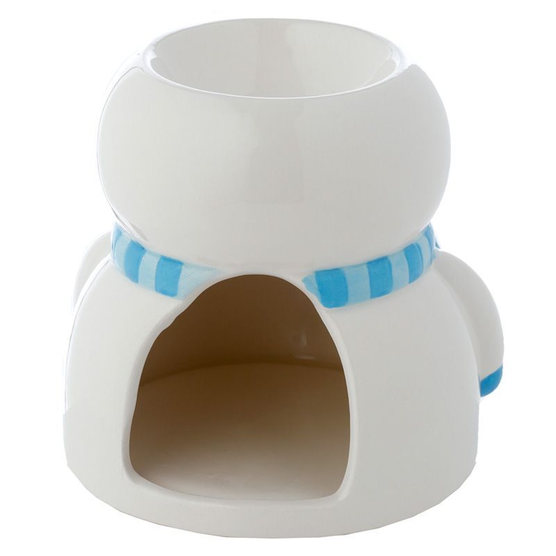 Snowman Shaped Christmas Ceramic Oil Burner - Image 3