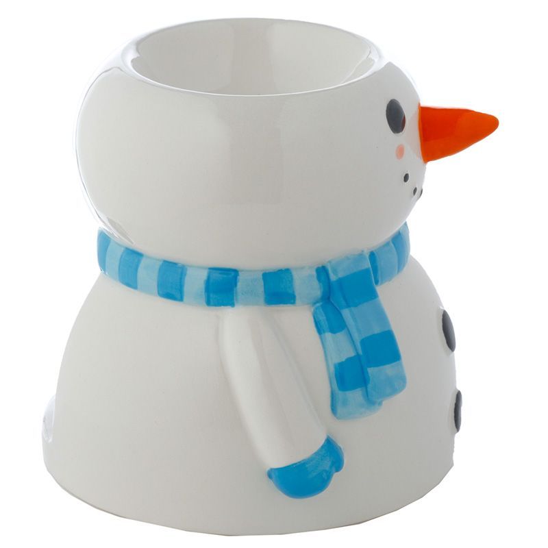 Snowman Shaped Christmas Ceramic Oil Burner - Image 6