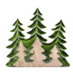 Lost in the Forrest - Three Trees 3D Wooden Decoration - 20x23cm