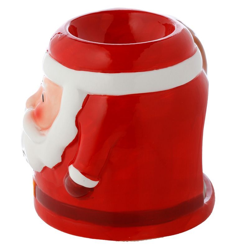 Santa Shaped Christmas Ceramic Oil Burner - Image 2