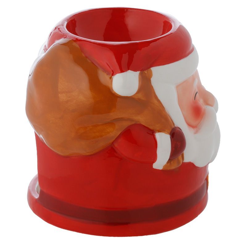 Santa Shaped Christmas Ceramic Oil Burner - Image 4
