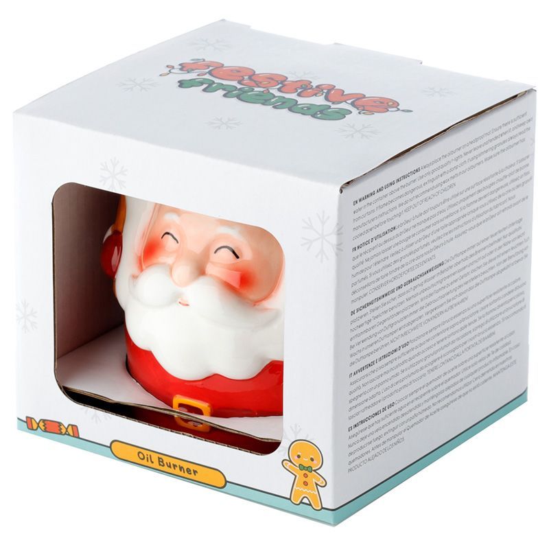 Santa Shaped Christmas Ceramic Oil Burner - Image 5