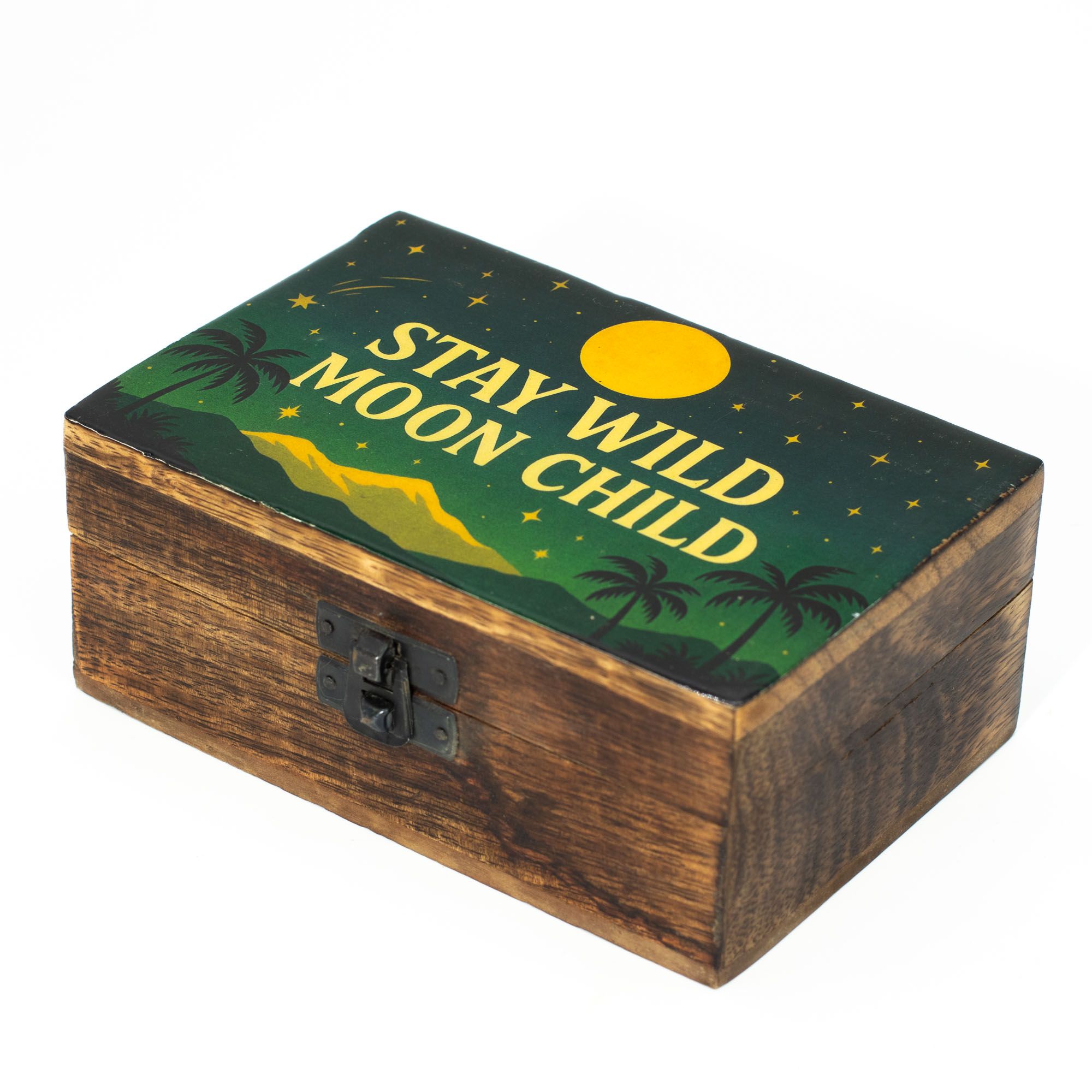 Medium Enamelled Box - Stay Wild Moon Child - Image 2