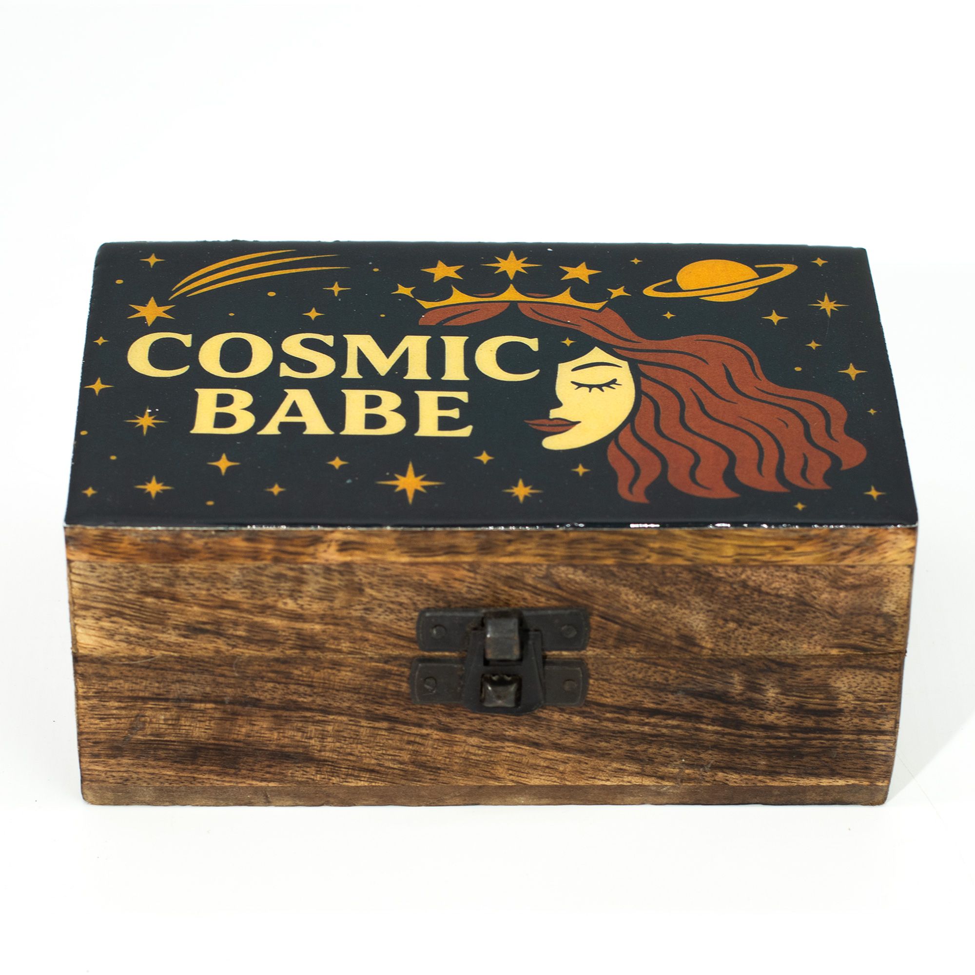 Medium Enamelled Box - Cosmic Babe - Image 4