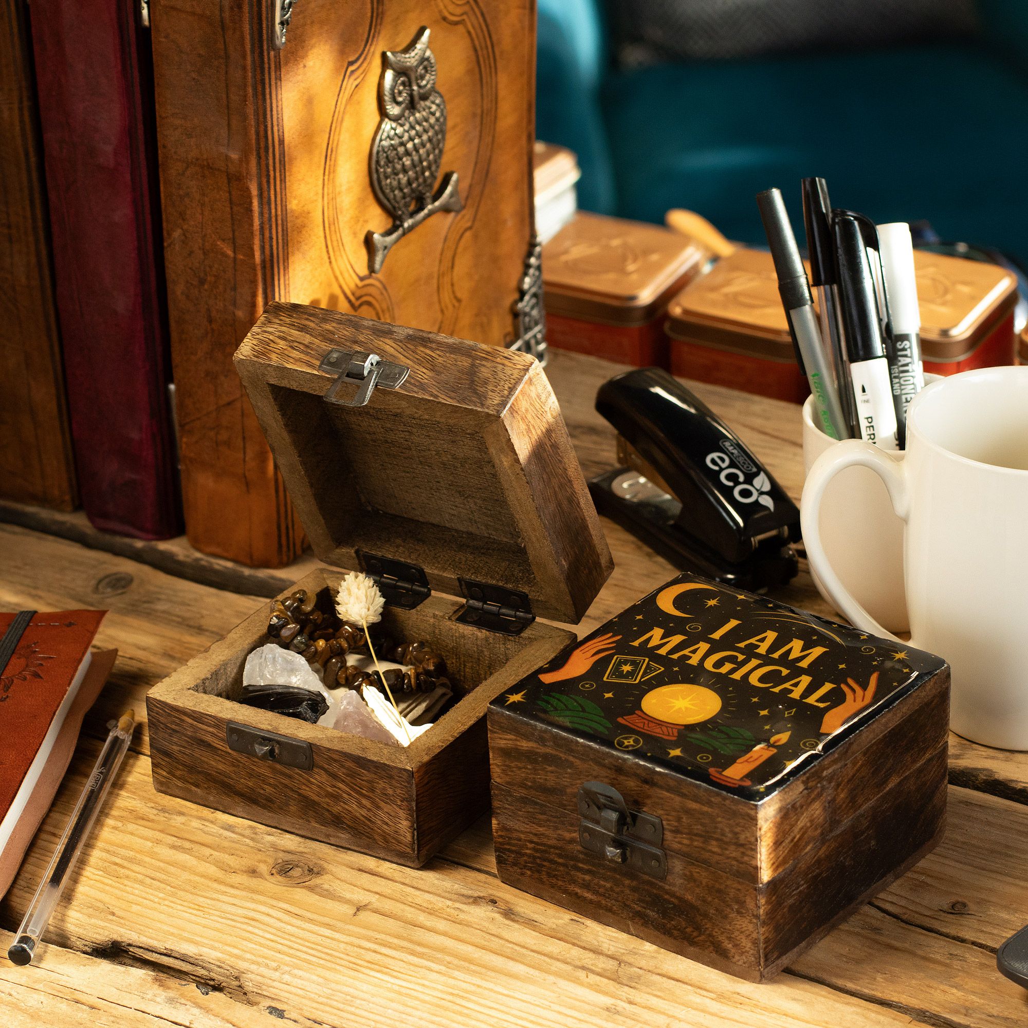 Small Enamelled Box - I am Magical - Image 5