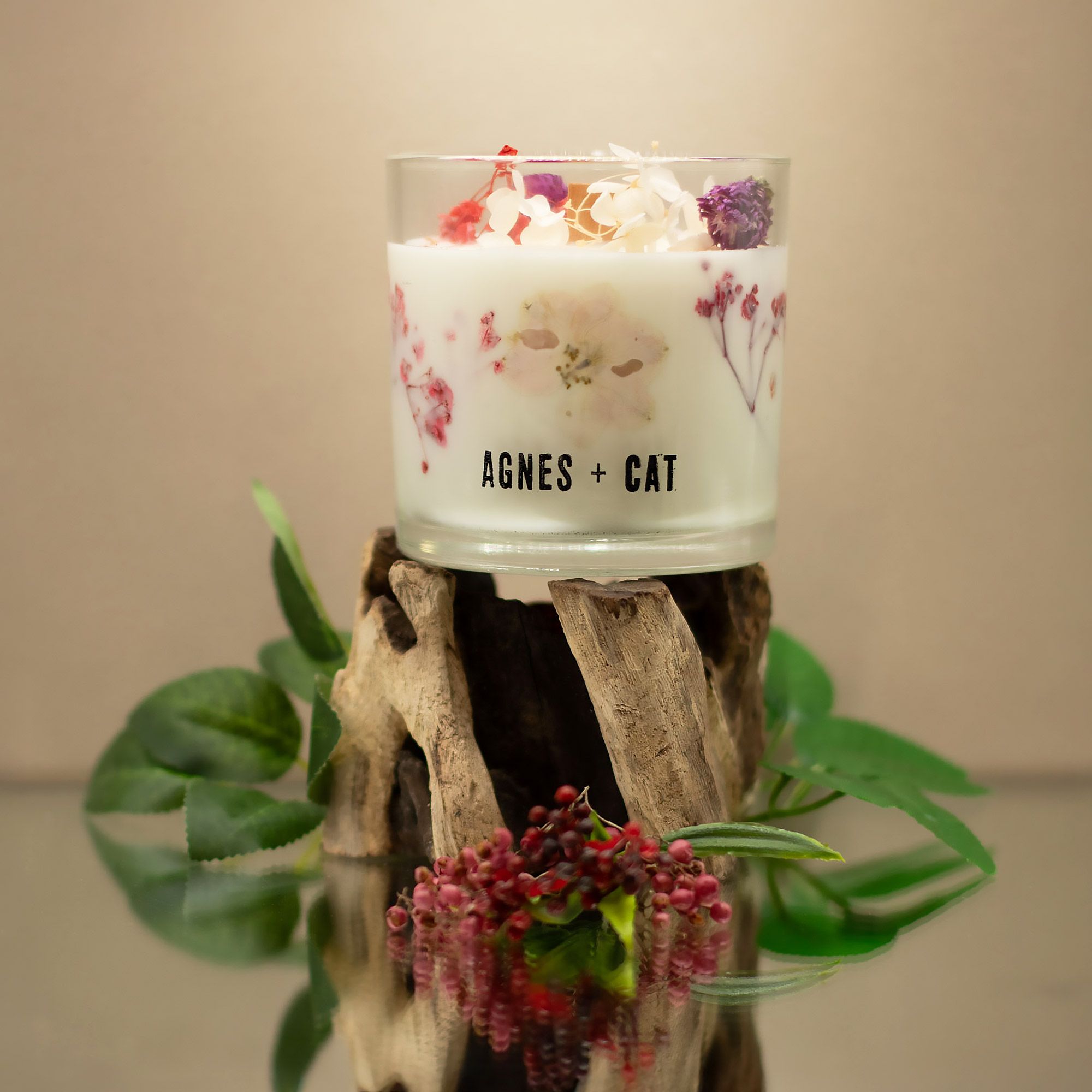 Agnes + Cat Botanical Soy Wax Candle - Roses of Sawrey - Image 6