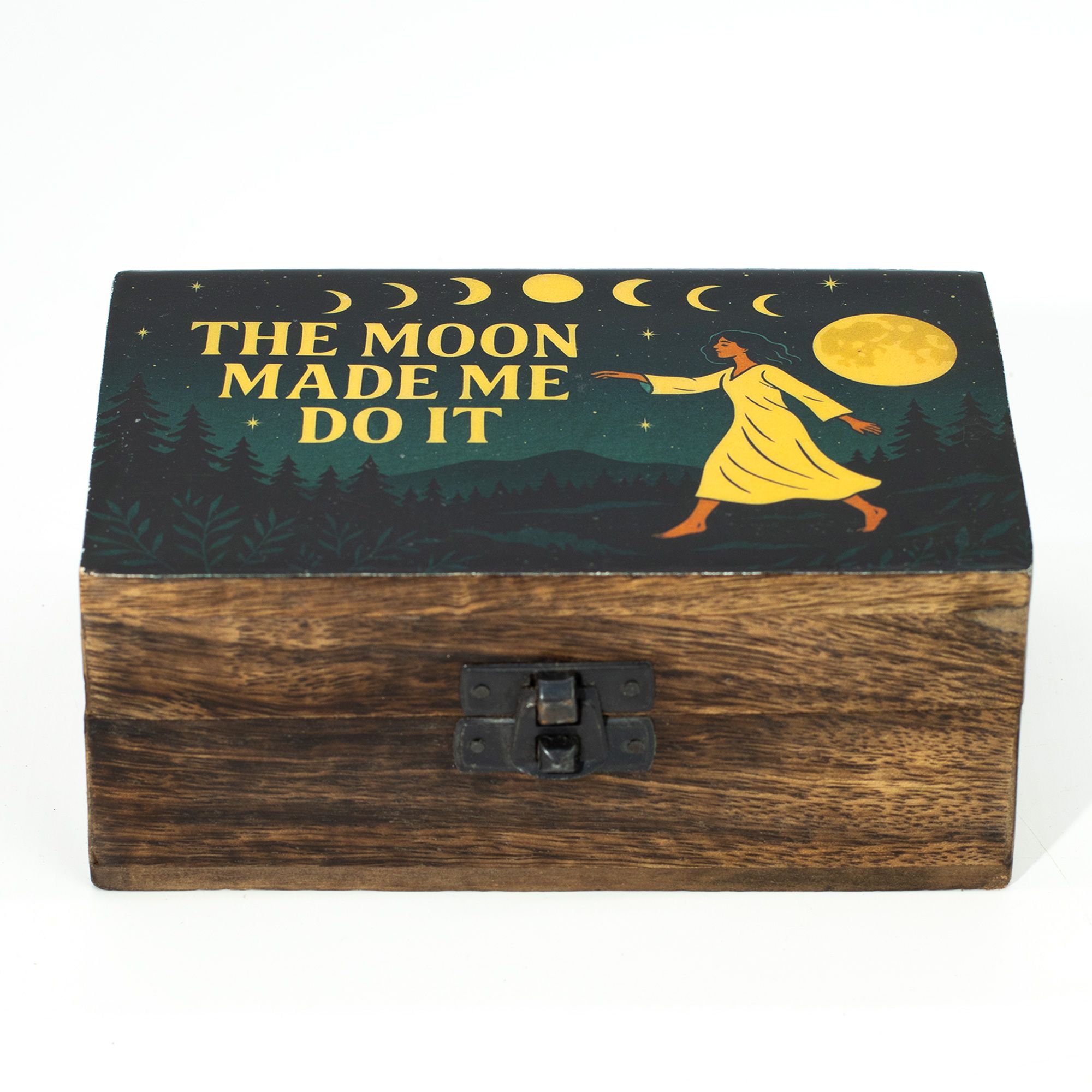 Medium Enamelled Box - The Moon Made me Do It - Image 4