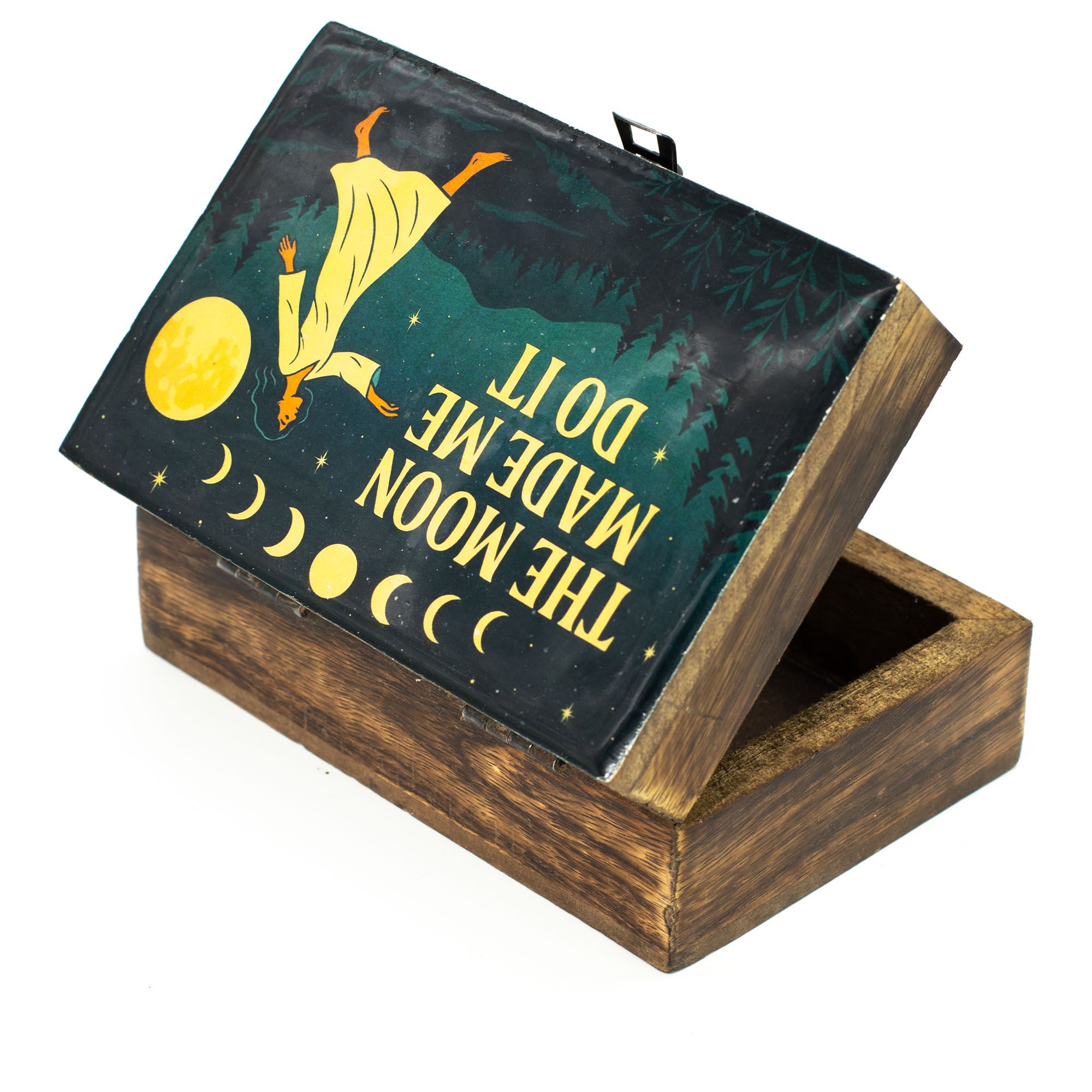 Medium Enamelled Box - The Moon Made me Do It - Image 5